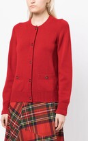 Thumbnail for your product : Chanel Pre Owned 1990s CC turn-lock cashmere cardigan