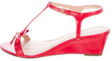 Thumbnail for your product : Kate Spade Patent Leather Wedge Sandals
