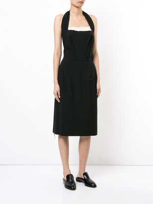 Comme des Garcons double layer frayed dress