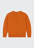 Thumbnail for your product : The Row Kid's Solid Cashmere Rib-Knit Sweater, Size 2-10