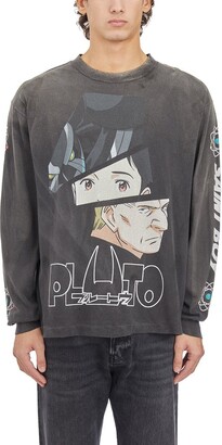 PTP × SAINT Mxxxxxx Long sleeve T-shirt SAINT MXXXXXX Pink Heart long-sleeve T-shirt | White | FARFETCH