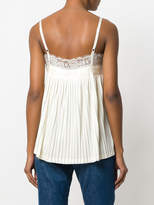 Thumbnail for your product : Twin-Set lace-hem camisole top
