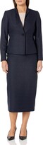 Thumbnail for your product : Le Suit Women's Plus Size Jacket/Skirt Suit
