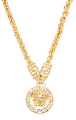 Versace Medusa Pendant Necklace - Womens - Gold
