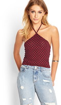 Thumbnail for your product : Forever 21 Folk Print Halter Top