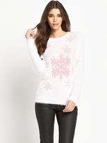 Thumbnail for your product : Lipsy Metallic Snowflake Jumper