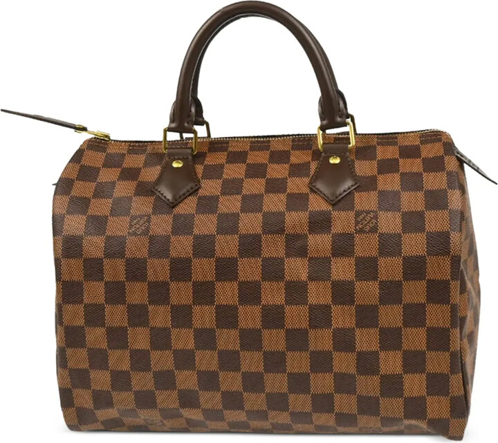 Louis Vuitton Pre-Owned 2014 Speedy checkered tote bag