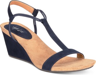 Style&Co. Style & Co Mulan Wedge Sandals, Created for Macy's