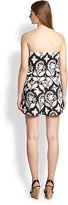 Thumbnail for your product : Diane von Furstenberg Miranda Cotton & Silk Strapless Printed Short Jumpsuit