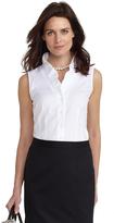Thumbnail for your product : Brooks Brothers Non-Iron Cotton Ruffle Blouse
