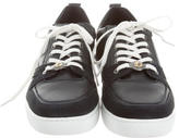 Thumbnail for your product : Versace Leather Low-Top Sneakers w/ Tags