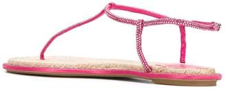 Rene Caovilla embellished flat sandals