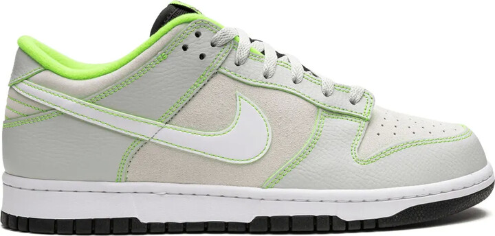 Crinkled Leather And Contrast Stitching Elevate The Nike Dunk Low
