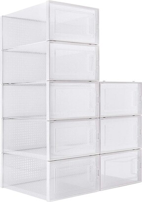 Life Story 3 Drawer Stackable Shelf Organizer Plastic Storage Drawers for  Bathroom Storage, Make Up, Or Pantry Organization, White (2 Pack)