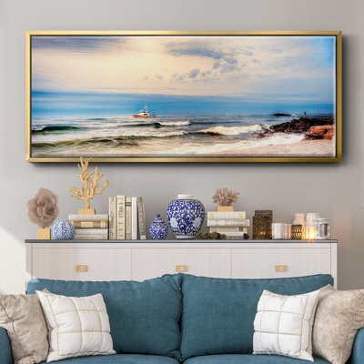 Wexford Home Heading to Sea- Framed Canvas