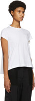 Thumbnail for your product : Sacai White Pleated Back T-Shirt