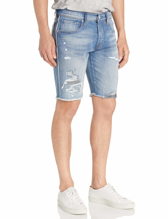 mens cut off jean shorts