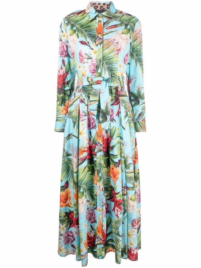 Long Sleeve Floral Maxi Dress | ShopStyle