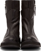 Thumbnail for your product : Cinzia Araia CA by Black Leather Zip Boots