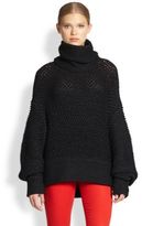 Thumbnail for your product : Helmut Lang Opacity Intarsia Slouchy Turtleneck Sweater