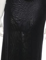 Thumbnail for your product : Jean Paul Gaultier Sheer Maxi Skirt