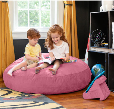 Jaxx 4 Ft. Cocoon Kids Bean Bag Chair and Crash Pad - Microsuede