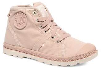 Palladium Kids's Pallab Mid Lp K Lace-up Ankle Boots in Pink