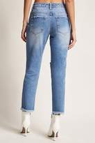Thumbnail for your product : Forever 21 Embellished Distressed Boyfriend Jeans