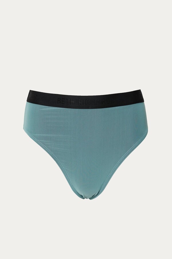 Beth Richards Mesh Overlay Kim Bikini Bottom In Mint - ShopStyle Two ...