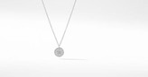 Thumbnail for your product : David Yurman Initial Charm Necklace With Diamonds In 18K White Gold