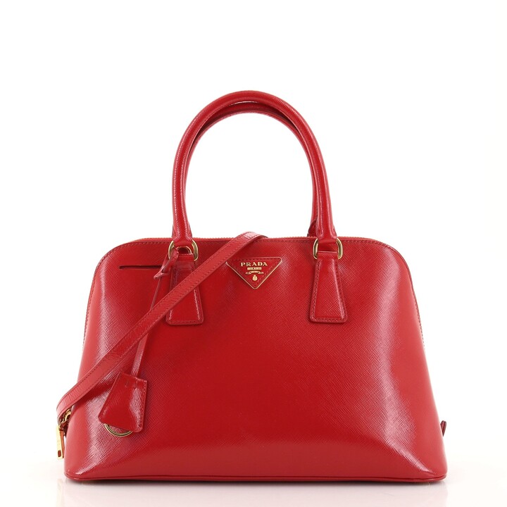 prada red shoulder bag