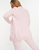 Thumbnail for your product : Chi Chi London lounge cardi co-ord in lilac