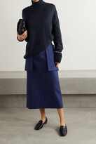 Thumbnail for your product : The Row Stepny Wool And Cashmere-blend Turtleneck Sweater - Midnight blue - x small