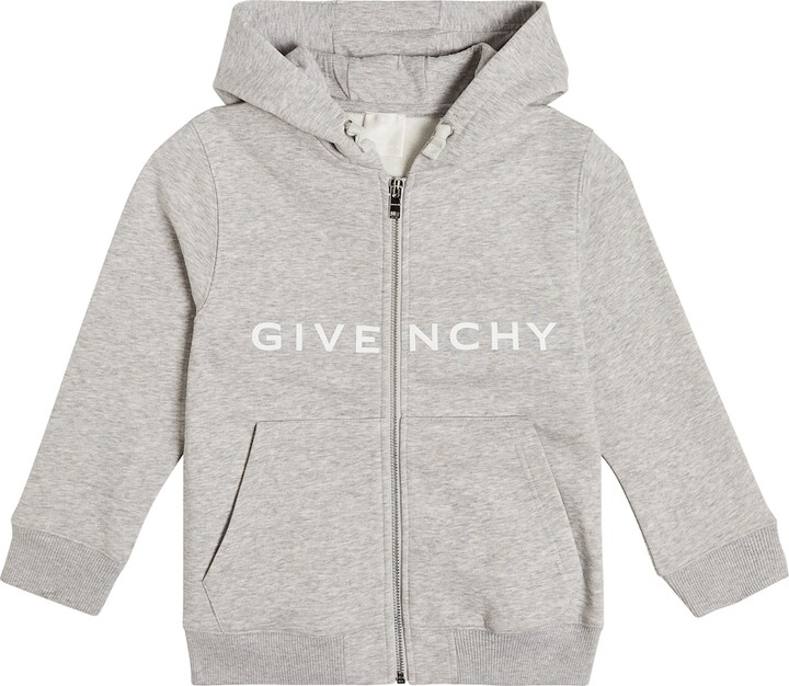 Givenchy Kids Logo cotton-blend jersey hoodie