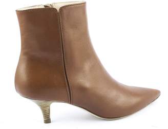 Roberto Festa Brown Calf Leather Ankle Boots
