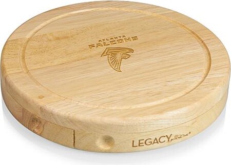 Football Fan Shop Picnic Time Brie Cheese Board - Atlanta Falcons