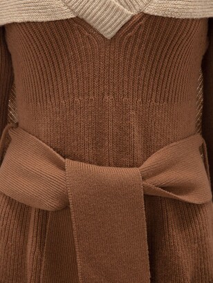 J.W.Anderson Cape Detail Knitted Dress