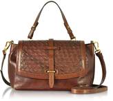 Thumbnail for your product : The Bridge Salinger Woven Leather Medium Satchel Bag