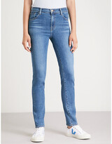 Thumbnail for your product : J Brand Ladies Blue Cotton Ruby High-Rise Cigarette Jeans, Size: 23