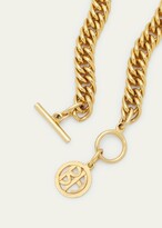 Thumbnail for your product : Ben-Amun Gold Chain Toggle Necklace