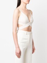 Thumbnail for your product : Tonello Cut-Out Ramie-Blend Top