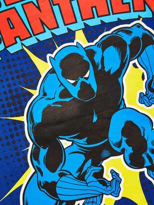 Marvel Boys Black Panther Comic Long Sleeve Pyjamas - Navy