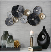 Thumbnail for your product : Sagebrook Home Metal Daisy Wall Accent Multi