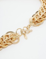 Thumbnail for your product : A. J. Morgan Selected Femme Sela Link In Link Necklace