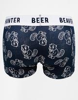 Thumbnail for your product : Trunks ASOS Hipster With Beaver Hunter Print