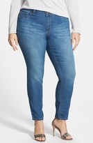Thumbnail for your product : Jessica Simpson 'Kiss Me' Super Skinny Jeans (Cabo) (Plus Size)