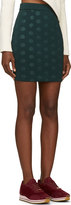 Thumbnail for your product : Stella McCartney Green Embossed Polka Dot Skirt