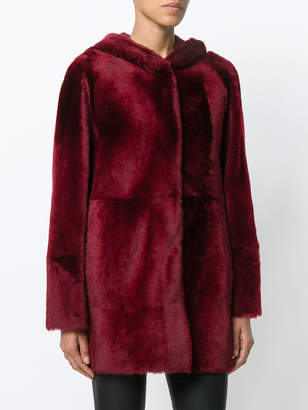 Drome hooded reversible coat