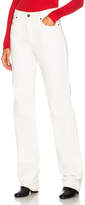 Thumbnail for your product : Calvin Klein High Rise Straight Jeans in White | FWRD