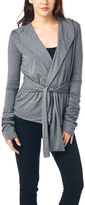 Thumbnail for your product : Gray Tie-Waist Jacket